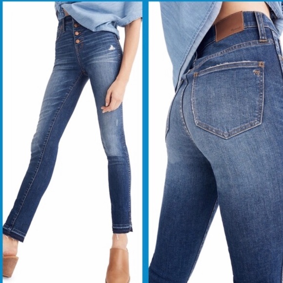 Madewell Denim - Madewell 10" High-Rise Skinny Drop-Hem Edition